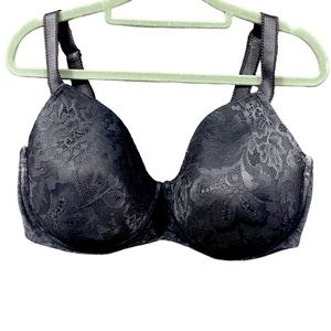 Bali Padded Full Coverage Underwire Bra 42DD Black